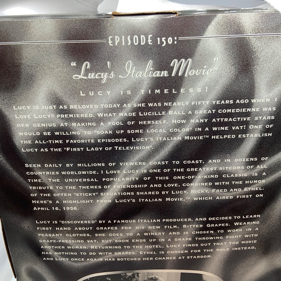 Vintage Mattel I Love Lucy Episode 150 Lucy's Italian Movie Retro Doll New! - Picture 10 of 14